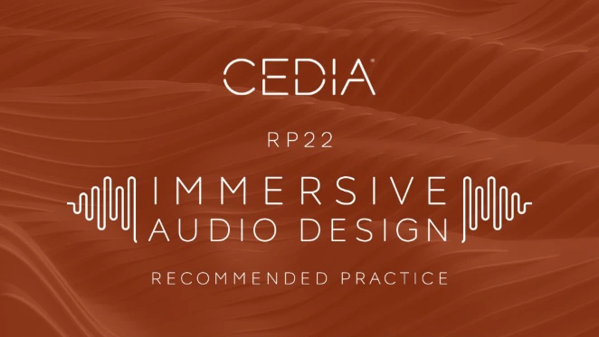 CEDIA RP22 - immersive audio design