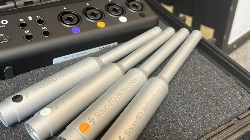 Owen's calibration mics and audio interface